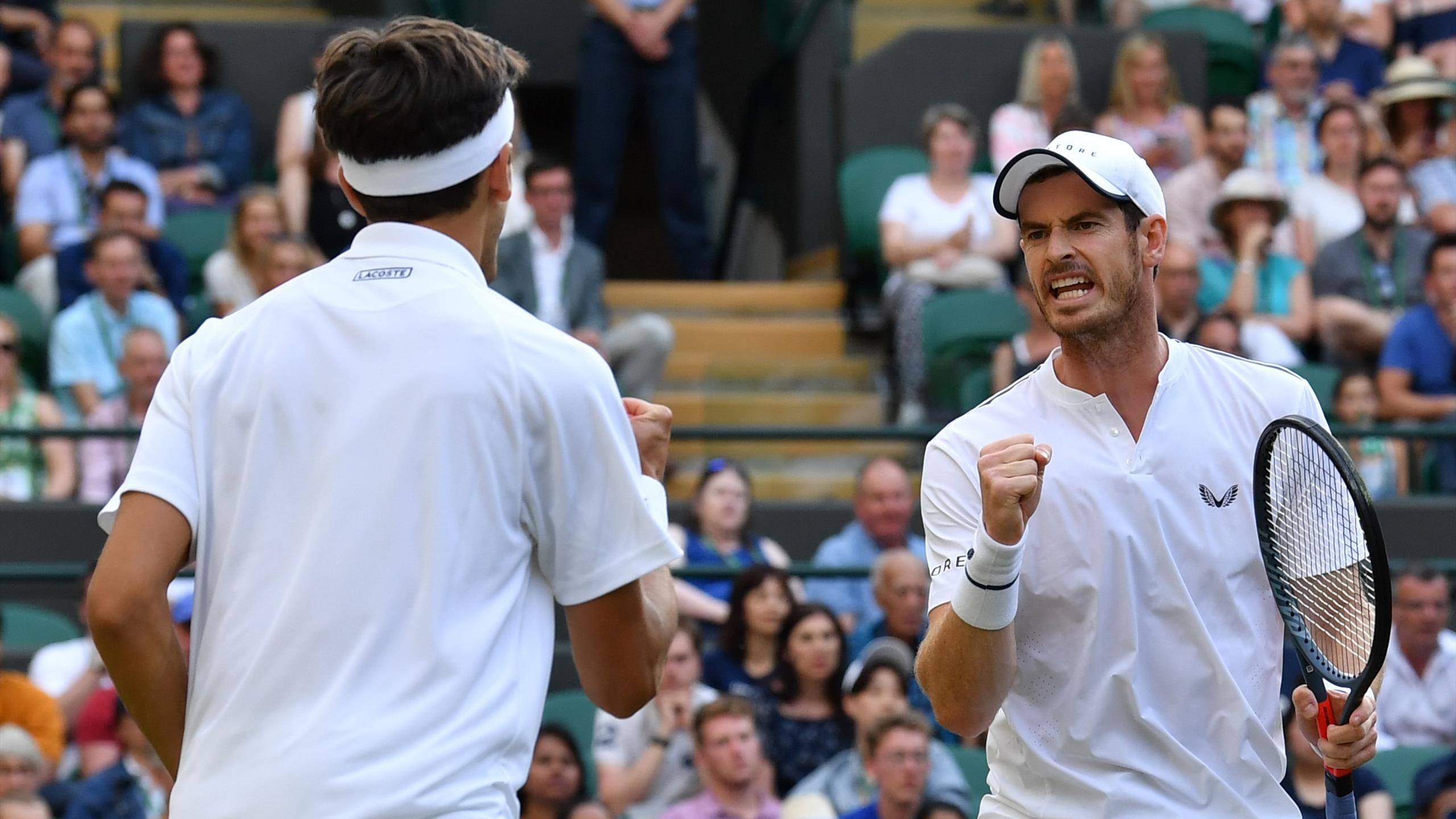 Wimbledon 2019 Auftaktsieg für Andy Murray und PierreHugues Herbert