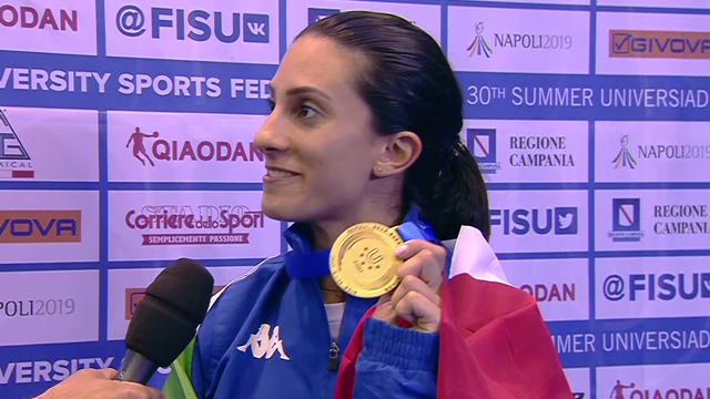 Erica Cipressa: "Orgogliosa di questo oro, è una medaglia che volevo tantissimo" Erica Cipressa: "Orgogliosa di questo oro, è una medaglia che volevo tantissimo"
