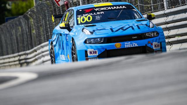 Muller endosse la responsabilité de son choc contre un rail en WTCR
