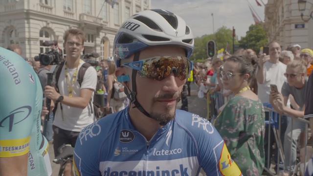 Alaphilippe : "On pourra faire un petit bilan après la troisième étape..." Alaphilippe : "On pourra faire un petit bilan après la troisième étape..."