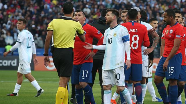 Vidal backs Messi over Copa America referee criticism