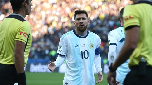 Trois mois de suspension pour Lionel Messi — Arg Trois mois de suspension pour Lionel Messi — Arg
