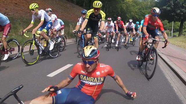 Onboard: Inside the crash which sent Jakob Fuglsang to hospital Onboard: Inside the crash which sent Jakob Fuglsang to hospital