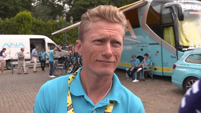 Vinokourov : "Le genou droit de Fuglsang m'inquiète" Vinokourov : "Le genou droit de Fuglsang m'inquiète"