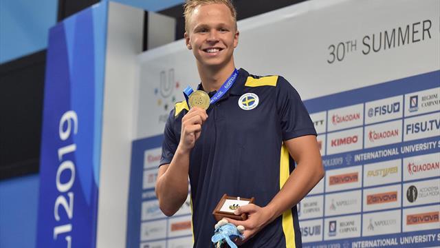 Johansson and Schoenmaker light up Saturday swimming finals at 2019 FISU Summer Universiade in