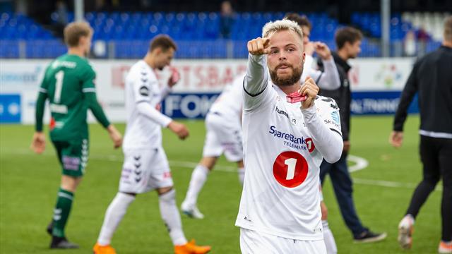 Sander Svendsen på vei til Odense