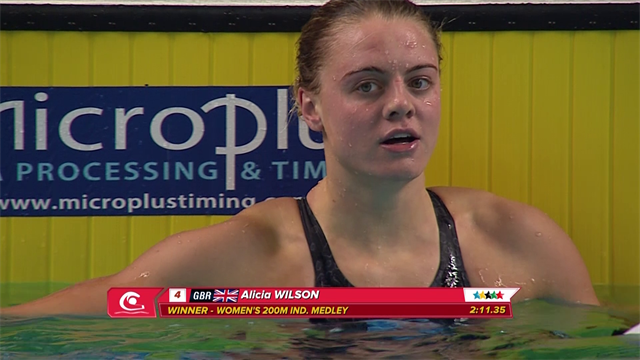 Universiade: Britain’s Alicia Wilson clinches victory in the women’s 200m Individual Medley Universiade: Britain’s Alicia Wilson clinches victory in the women’s 200m Individual Medley