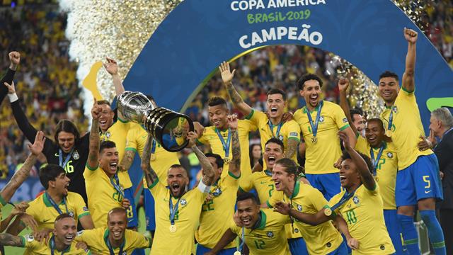 Brazil survive Jesus dismissal to win Copa America