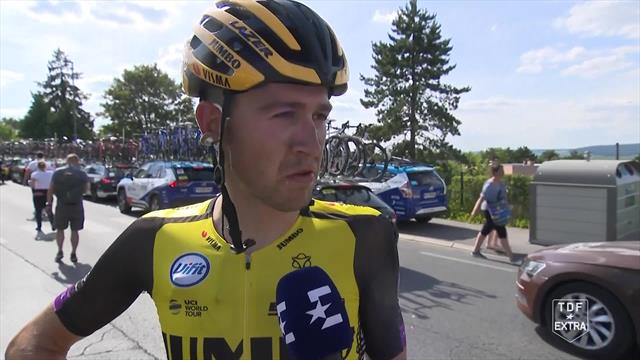 "Blij dat het team dat ervoor gewerkt heeft gewonnen heeft" Laurens De Plus "Blij dat het team dat ervoor gewerkt heeft gewonnen heeft" Laurens De Plus