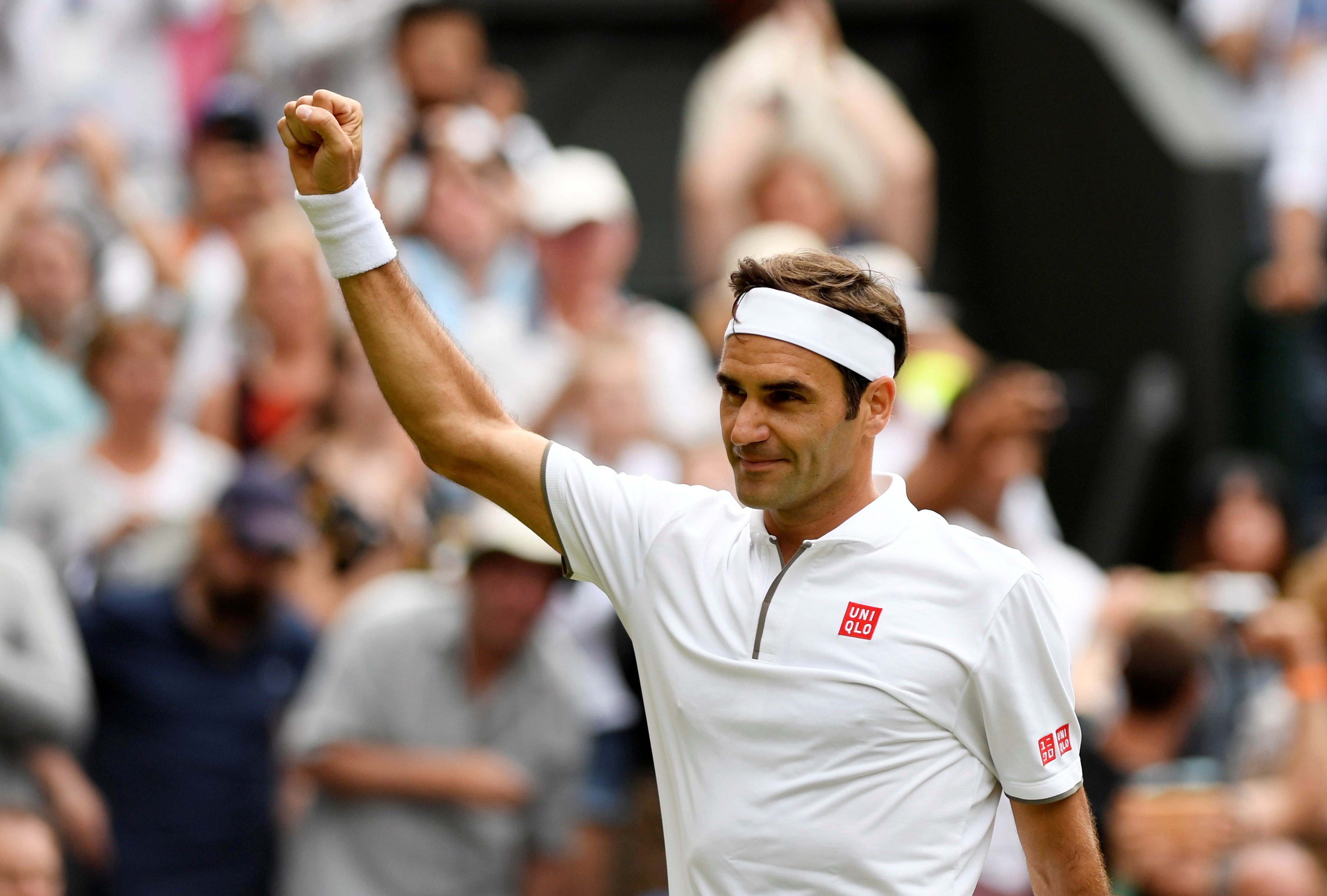 Roger Federer à Wimbledon 2019