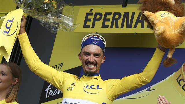Turul Franței: Alaphilippe trece în galben grație unui atac tipic, impresionant, în etapa a 3-a