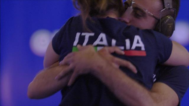 Universiade : Final Shooting Mixed Team Air Pistol Taipei Italia Shooting Universiade : Final Shooting Mixed Team Air Pistol Taipei Italia Shooting