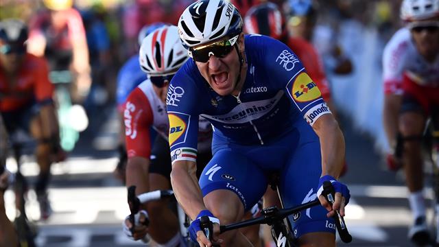 Im richtigen Moment attackiert: Viviani siegt im Massensprint