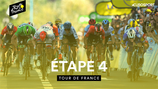 Après l'ennui, un sprint royal de Viviani : Le résumé de la 4e étape Après l'ennui, un sprint royal de Viviani : Le résumé de la 4e étape