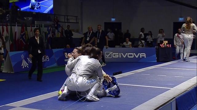 En Plein Italia nella scherma alle Universiadi! Anche la sciabola a squadre femminile è d'oro En Plein Italia nella scherma alle Universiadi! Anche la sciabola a squadre femminile è d'oro