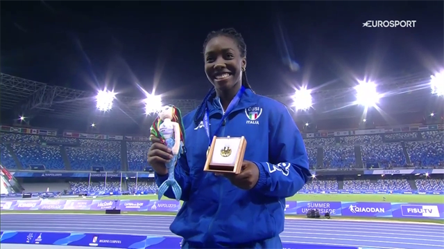 Dall'episodio di razzismo nel 2018 all'oro alle Universiadi: il riscatto di Daisy Osakue Dall'episodio di razzismo nel 2018 all'oro alle Universiadi: il riscatto di Daisy Osakue