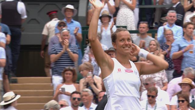 Strycova wint van publiekslieveling Konta Strycova wint van publiekslieveling Konta
