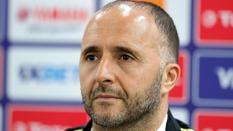 Djamel Belmadi, sélectionneur de l'Algérie