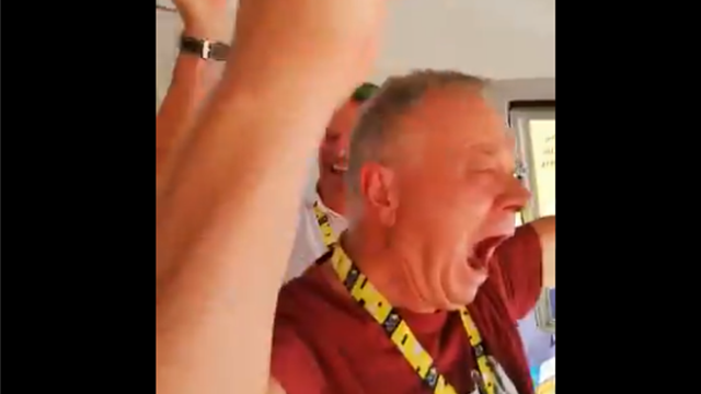 Tour de Francia 2019: El padre de Sagan pierde los papeles celebrando la victoria de su hijo