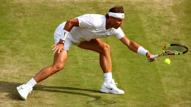 Nadal makkelijk voorbij Querrey - halve finale tegen Federer Nadal makkelijk voorbij Querrey - halve finale tegen Federer
