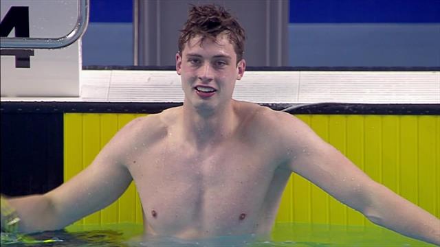 David Cumberlidge claims gold for Great Britain in 50m freestyle David Cumberlidge claims gold for Great Britain in 50m freestyle