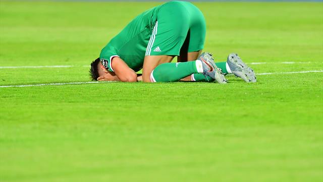 Espectacular penalti a Bounedjah... y espectacular error Espectacular penalti a Bounedjah... y espectacular error
