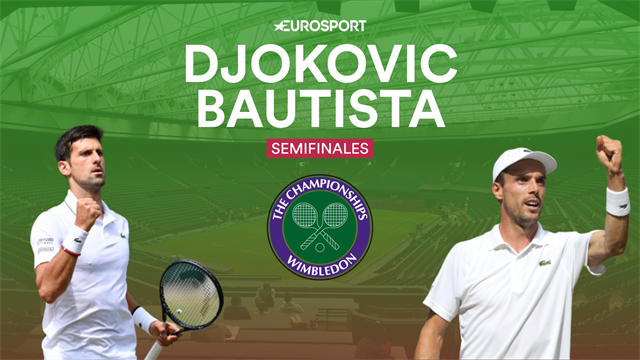 Wimbledon 2019, Djokovic-Bautista: La bestia negra del favorito (14:00)