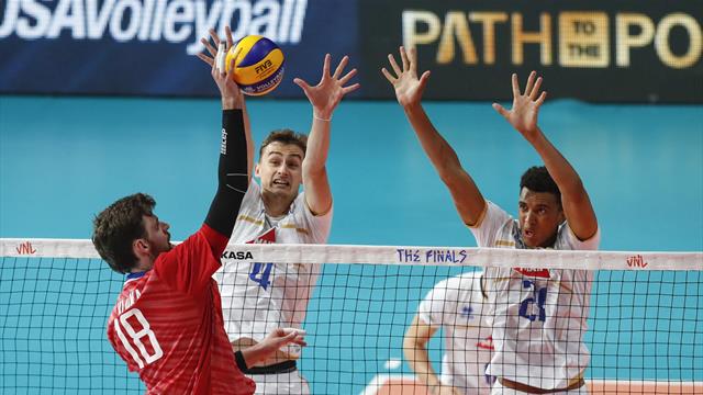 Fin de tournoi pour l'équipe de France, battue par la Russie