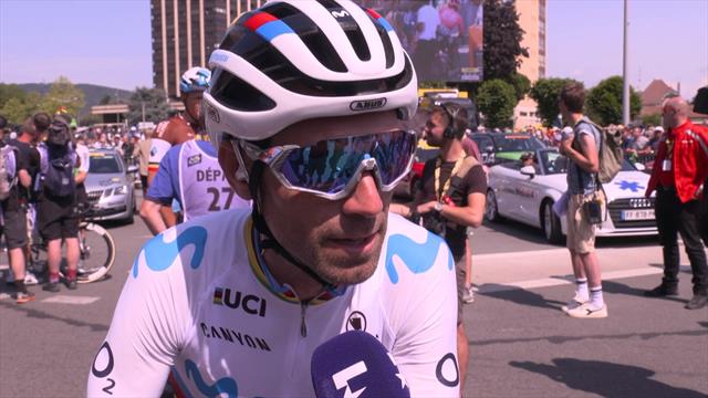 Tour de Francia 2019, Valverde analiza el ataque de Landa: "Tiramos mucho, pero un poco tarde" Tour de Francia 2019, Valverde analiza el ataque de Landa: "Tiramos mucho, pero un poco tarde"