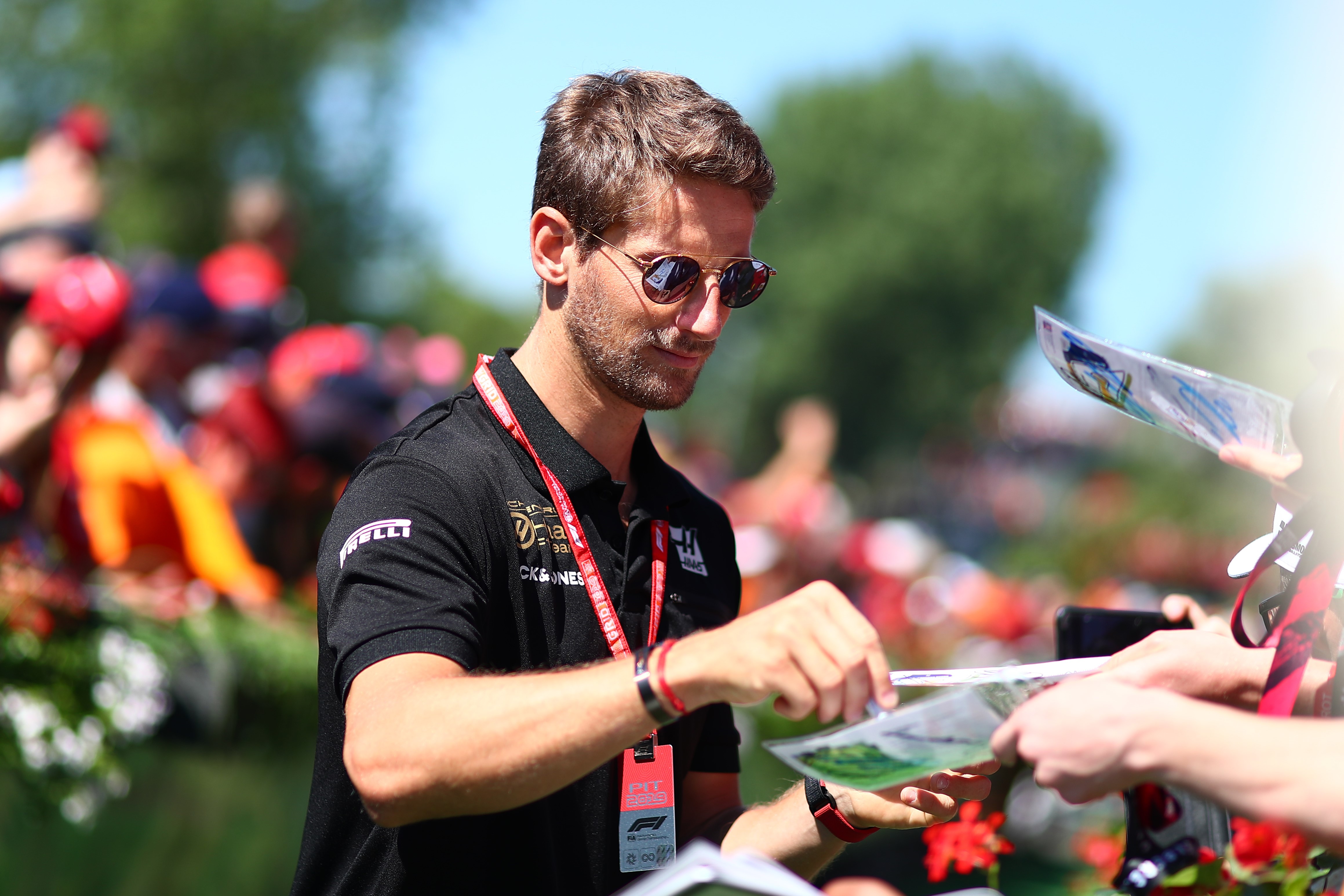 Romain Grosjean (Haas) au Grand Prix d'Autriche 2019