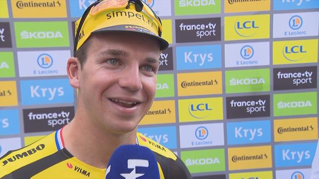 "Mike maakte wat ruimte voor me" Groenewegen na zijn etappewinst "Mike maakte wat ruimte voor me" Groenewegen na zijn etappewinst