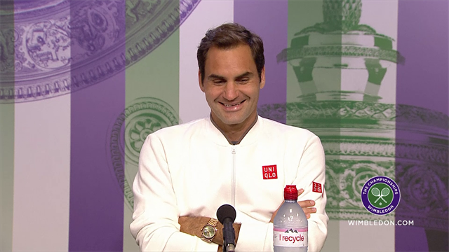 Federer: "Sono sollevato sia finito questo match, ma sarà uno dei miei preferiti da riguardare" Federer: "Sono sollevato sia finito questo match, ma sarà uno dei miei preferiti da riguardare"