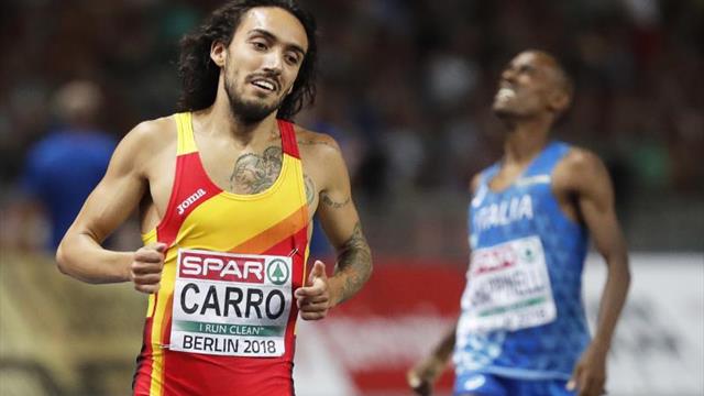 Fernando Carro establece nuevo récord de España en el 3.000 obstáculos