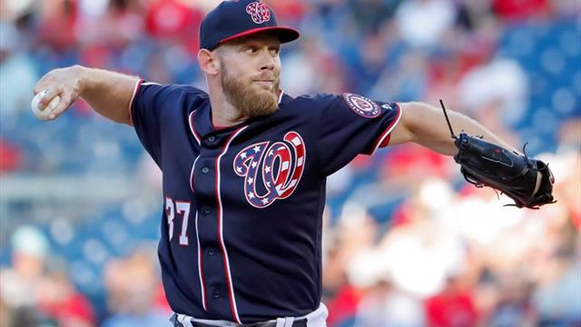4-0. Strasburg y Robles se combinan en la blanqueada de los Nacionales sobre los Filis