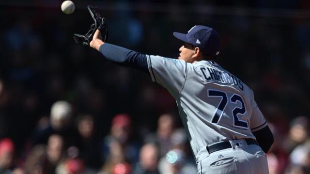 16-4. Pham corona racimo de siete y los Rays logran sus mejores marcas