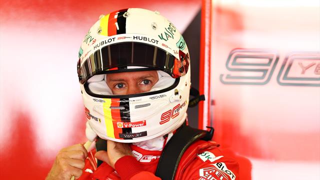 Vettel struggling to get the right feel for his Ferrari