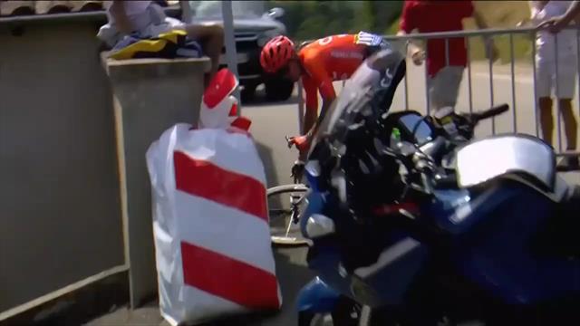 Tour de Francia 2019, Susto de Di Marchi: Así fue el recto que pudo dar al traste con su fuga Tour de Francia 2019, Susto de Di Marchi: Así fue el recto que pudo dar al traste con su fuga