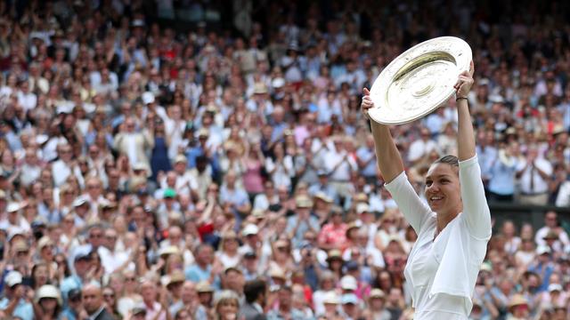 Victorious Wimbledon champion Halep hails 'best ever' game