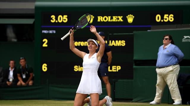 Wimbledon-vinneren får stjerner i øynene når hun får høre hvem hun skal møte Wimbledon-vinneren får stjerner i øynene når hun får høre hvem hun skal møte