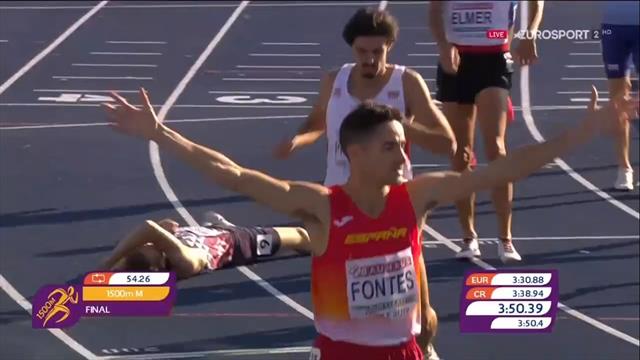 La espectacular remontada de Ignacio Fontes para hacer con el oro en los 1500 m La espectacular remontada de Ignacio Fontes para hacer con el oro en los 1500 m