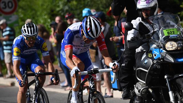 Fuglsang accuse Pinot et Alaphilippe d'avoir profité de l'aspiration d'une moto