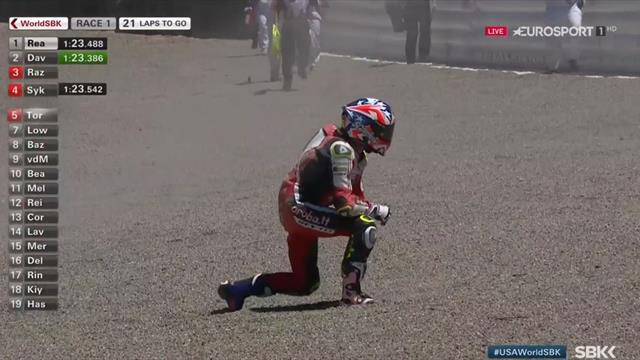 Superbikes, GP de EE. UU.: Nueva caída de Álvaro Bautista en Laguna Seca Superbikes, GP de EE. UU.: Nueva caída de Álvaro Bautista en Laguna Seca