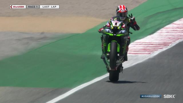 Watch Rea's runaway win in Laguna Seca Watch Rea's runaway win in Laguna Seca