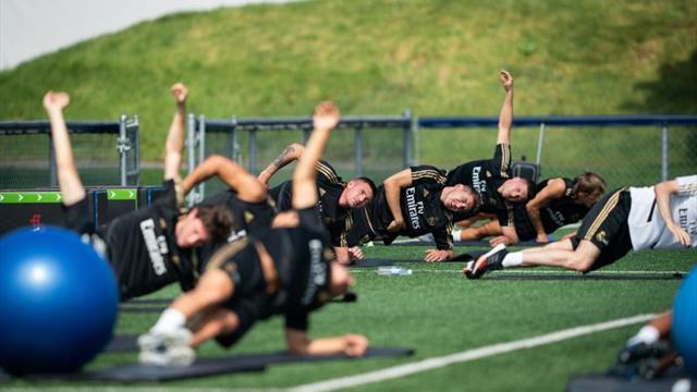 El Real Madrid completa su cuarto día de trabajo en Montreal