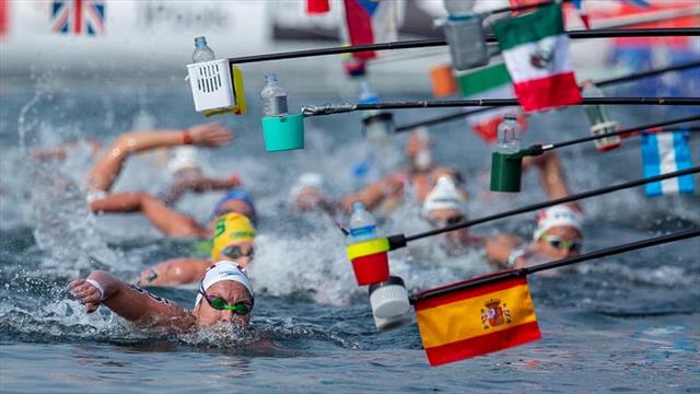 Paula Ruiz llega en el lugar 24 en los 10 kilómetros de aguas abiertas