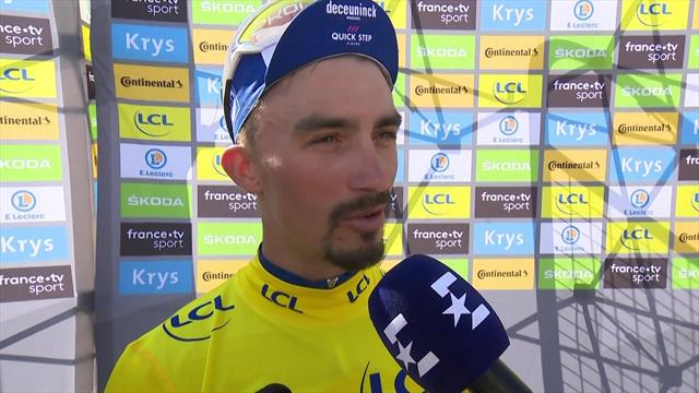 Alaphilippe : "Avec Pinot, on a fait un beau numéro ensemble" Alaphilippe : "Avec Pinot, on a fait un beau numéro ensemble"