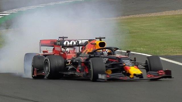 Vettel schießt Verstappen ab, Heimsieg für Hamilton