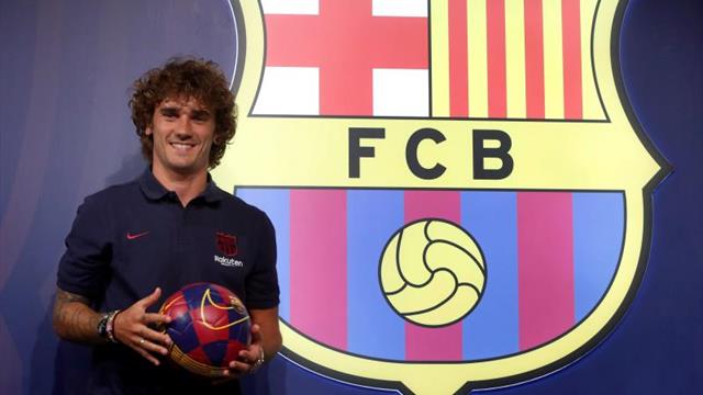 "El objetivo es ganarlo todo", avisa Griezmann a su llegada a Barcelona
