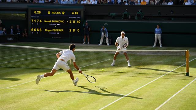 Toppsiffror för Wimbledon-finalen
