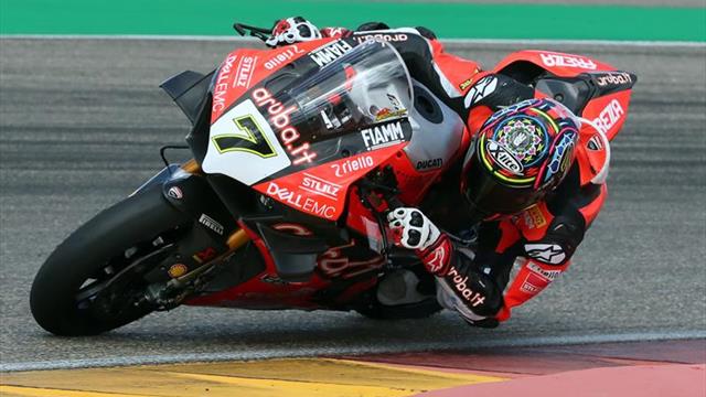 El galés Davies supera a Rea en la Carrera 2, en la que Bautista tuvo que abandonar